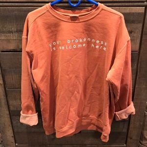 Soulscripts oversized Comfort colors sweatshirt!
